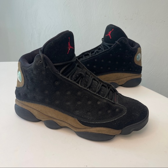 Nike Other - Nike Air Jordan 13 Retro Olive size 10 OG XIII 414571–006 Black Green
